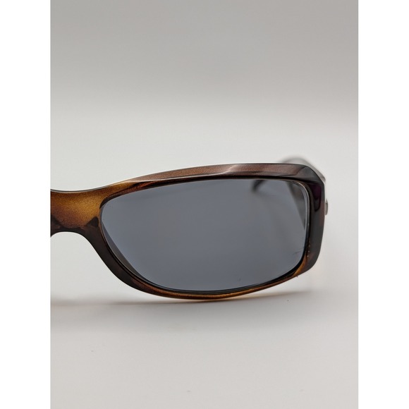Ray-Ban RB4078 642 Sunglasses Tortoise Brown Wrap Gray Lens Made in Italy main image 4